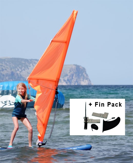 SUPFLY ISUP windsurfer adapter convert ISUP for windSUP Mallorca Spain